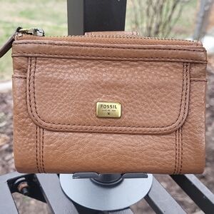Fossil Tan Leather Wallet